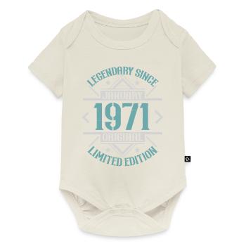 Légendaire depuis janvier 1971 édition limitée - Body à manches courtes Premium Bébé - blanc cassé - Devant