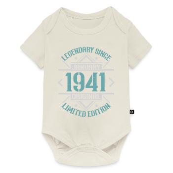 Légendaire depuis janvier 1941 édition limitée - Body à manches courtes Premium Bébé - blanc cassé - Devant