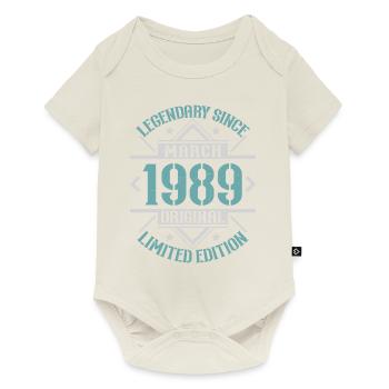 Legendary since March 1989 limited edition - Baby Premium short-sleeve bodysuit - off white - Front