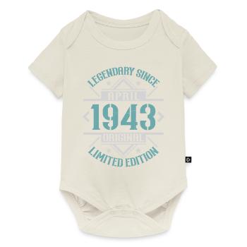 Legendary since April 1943 limited edition - Baby Premium short-sleeve bodysuit - off white - Front