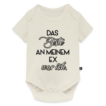 La meilleure chose à propos de mon ex était moi - Body à manches courtes Premium Bébé - blanc cassé - Devant