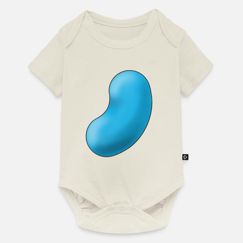Dragée - Body à manches courtes Premium Bébé - blanc cassé