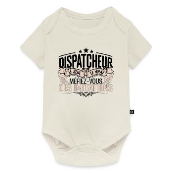Dispatcheur cadeau Dispatcheur le vrai Dispatcher - Body à manches courtes Premium Bébé - blanc cassé - Devant