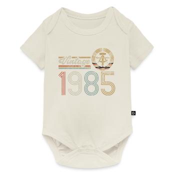 Millésime 1985 Edition Limitée - Anniversaire GDR - Body à manches courtes Premium Bébé - blanc cassé - Devant