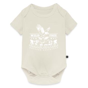 Sauvage et libre - Alaska Outdoor Adventure - Body à manches courtes Premium Bébé - blanc cassé - Devant