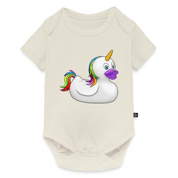 Duck Unicorn - Baby Premium short-sleeve bodysuit - off white - Front