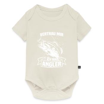 Vertrau mir ich bin Angler - Baby Premium Kurzarmbody - Naturweiß - Vorne