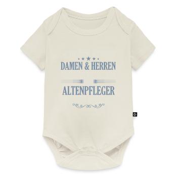 Altenpfleger Pfleger Beruf Spruch Altenpflege - Baby Premium Kurzarmbody - Naturweiß - Vorne