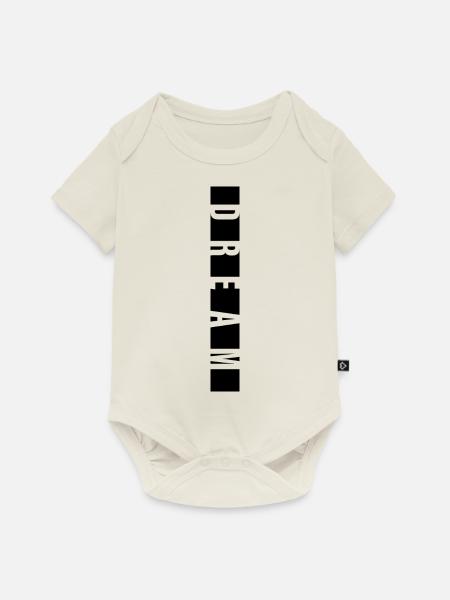 Traum - Baby Premium Kurzarmbody - Naturweiß