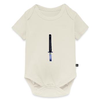 Samurai Katana - Body à manches courtes Premium Bébé - blanc cassé - Devant