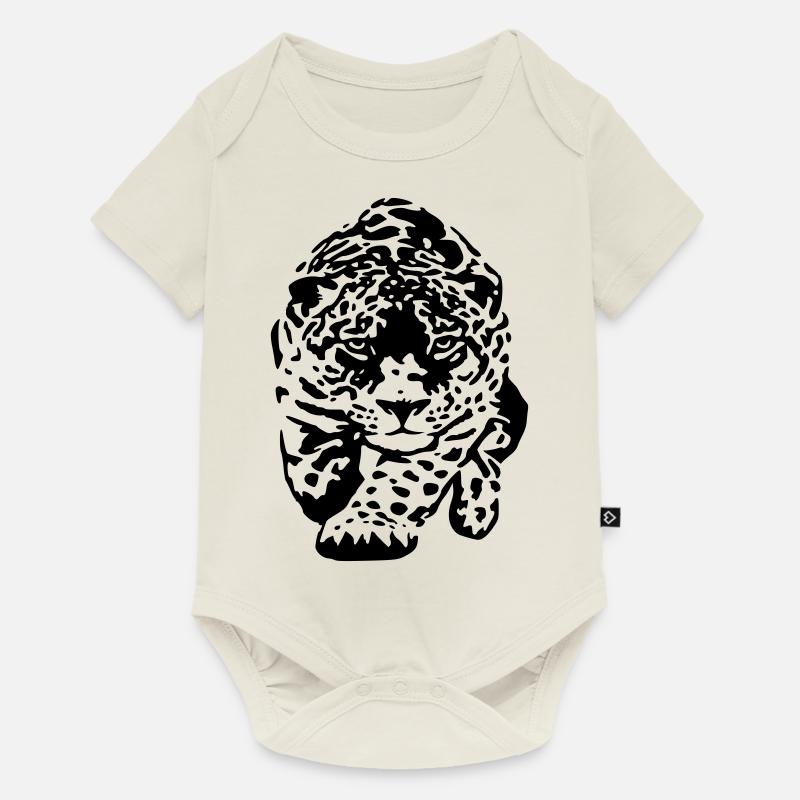 jaguar - Baby Premium Kurzarmbody - Naturweiß