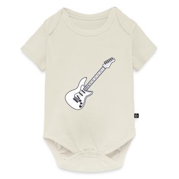 Guitarist - Guitar - Baby Premium short-sleeve bodysuit - off white - Front