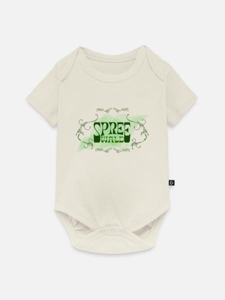 Spreewald Schriftzug - Baby Premium Kurzarmbody - Naturweiß