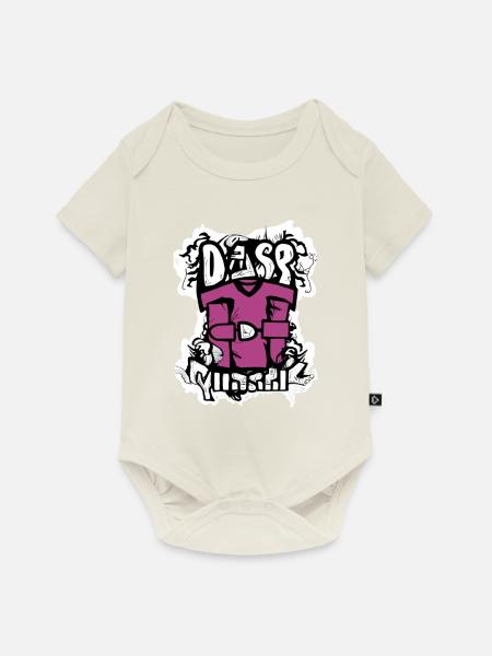Grafitti - Design - Baby Premium Kurzarmbody - Naturweiß