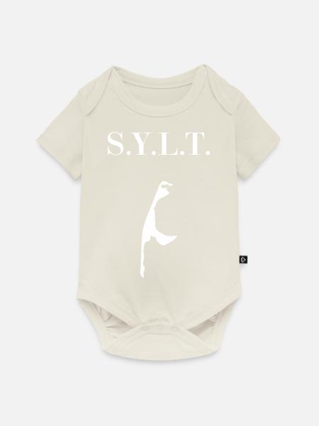 Sylt - Baby Premium Kurzarmbody - Naturweiß