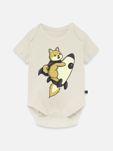 Magic Degen - Rocket - Baby Premium Kurzarmbody - Naturweiß