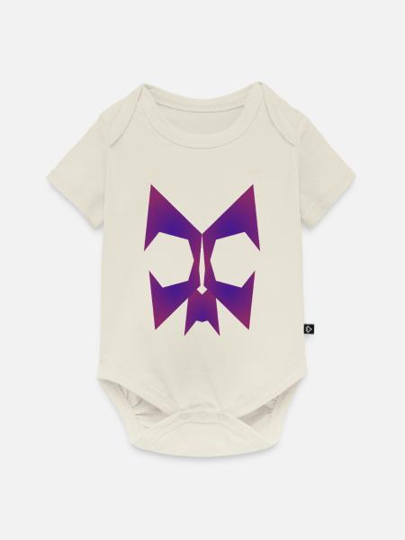 Cat - Baby Premium Kurzarmbody - Naturweiß