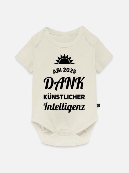 ABI 2025 - Baby Premium Kurzarmbody - Naturweiß