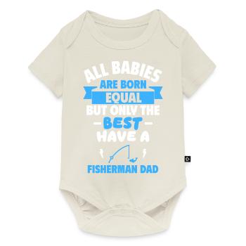 Champion Baby – Papa pêcheur - Body à manches courtes Premium Bébé - blanc cassé - Devant