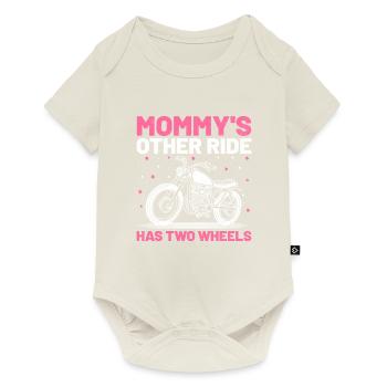 Mommy's Other Ride Has Two Wheels Motorcycle Motor - Baby Premium short-sleeve bodysuit - off white - Front