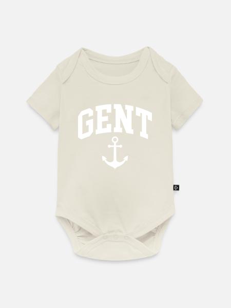 Gent - Baby Premium Kurzarmbody - Naturweiß