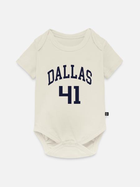 Dallas 41 - Baby Premium Kurzarmbody - Naturweiß