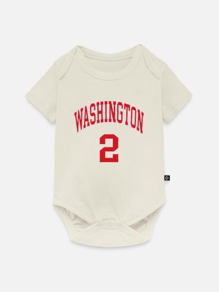 Washington 2 - Baby Premium Kurzarmbody - Naturweiß
