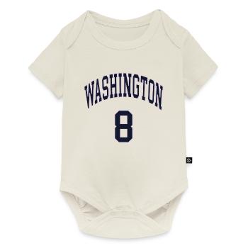 Washington 8 - Body à manches courtes Premium Bébé - blanc cassé - Devant