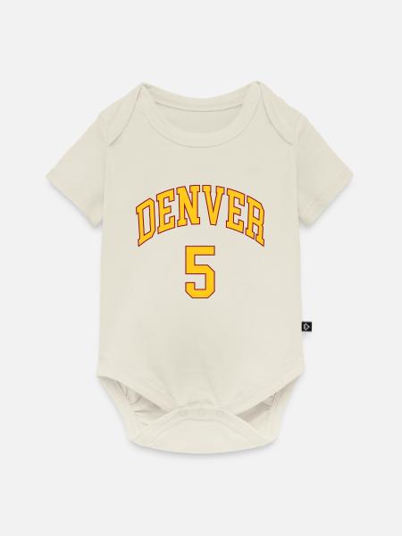 Denver 5 - Baby Premium Kurzarmbody - Naturweiß