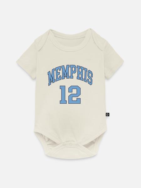 Memphis 12 - Baby Premium Kurzarmbody - Naturweiß