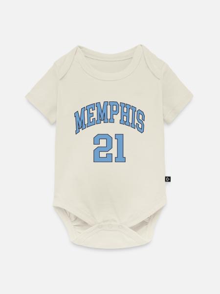 Memphis 21 - Baby Premium Kurzarmbody - Naturweiß
