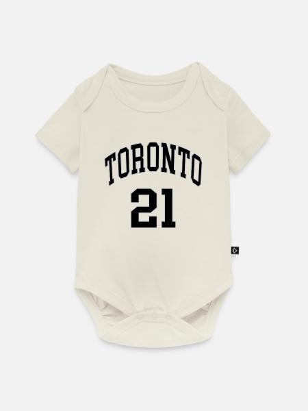 Toronto 21 - Baby Premium Kurzarmbody - Naturweiß