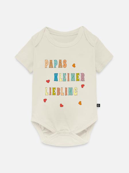 Dad's little darling - Baby Premium short-sleeve bodysuit - off white