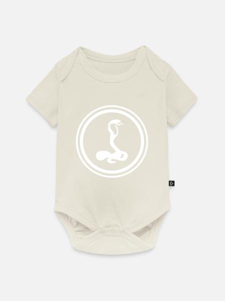 Schlange Kobra - Baby Premium Kurzarmbody - Naturweiß