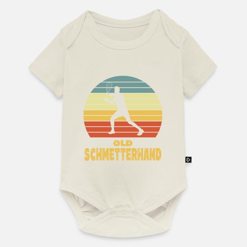 Old Schmetterhand Squash - Baby Premium Kurzarmbody - Naturweiß