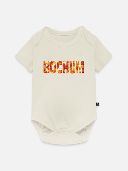 Bochum - Baby Premium Kurzarmbody - Naturweiß