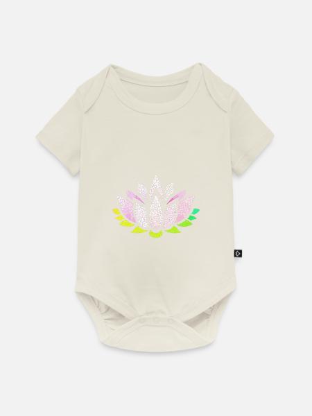 seerose - Baby Premium Kurzarmbody - Naturweiß