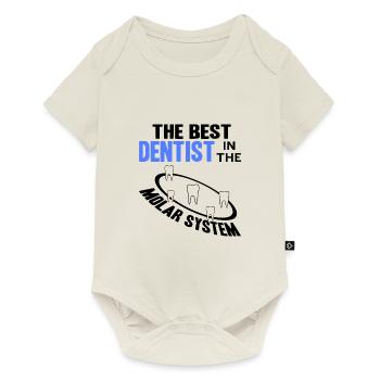 Zahnarzt - Baby Premium Kurzarmbody - Naturweiß - Vorne