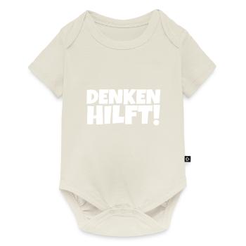 Denken hilft Lehrer Spruch Sprüche Dummheit Witz - Baby Premium Kurzarmbody - Naturweiß - Vorne