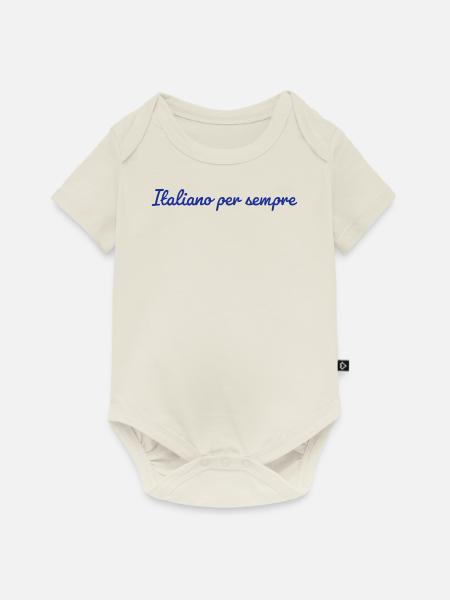 Italiano pro Semper - Baby Premium Kurzarmbody - Naturweiß