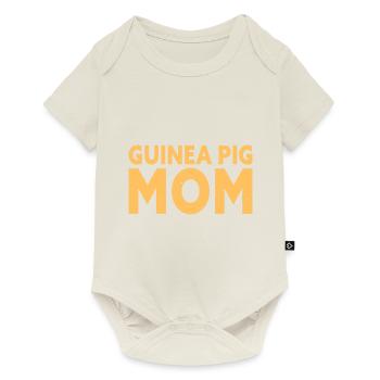 Guinea Pig Mom - Baby Premium short-sleeve bodysuit - off white - Front