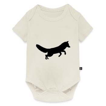 Fox forest animal nature animal motive - Baby Premium short-sleeve bodysuit - off white - Front