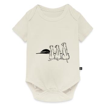 3 Rhodesian Ridgeback - Baby Premium short-sleeve bodysuit - off white - Front