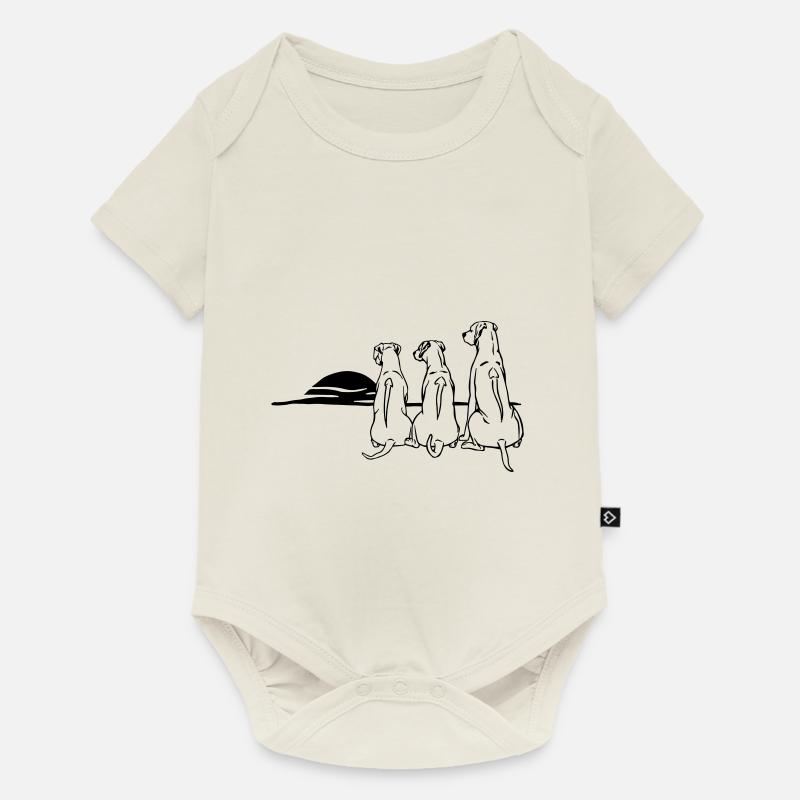 3 Ridgeback - Body à manches courtes Premium Bébé - blanc cassé