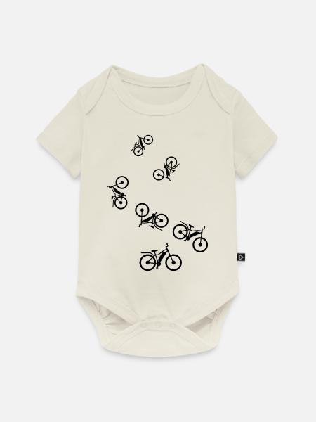 ebike fahrrad - Baby Premium Kurzarmbody - Naturweiß