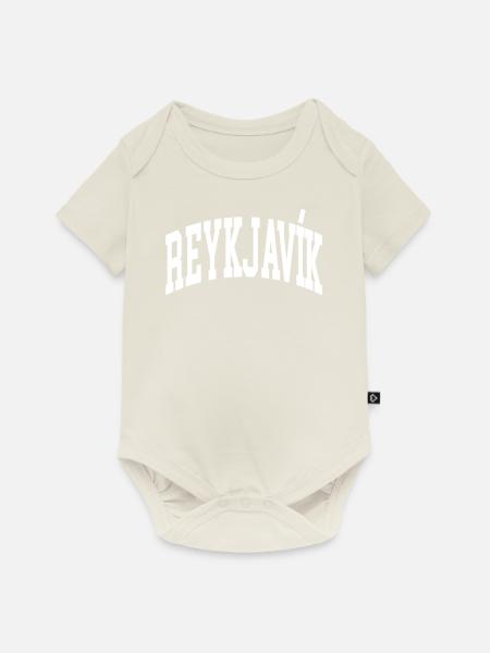 Reykjavik - Baby Premium Kurzarmbody - Naturweiß