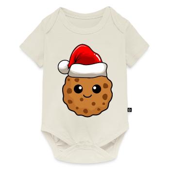 Cookies Noël BD Noël - Body à manches courtes Premium Bébé - blanc cassé - Devant