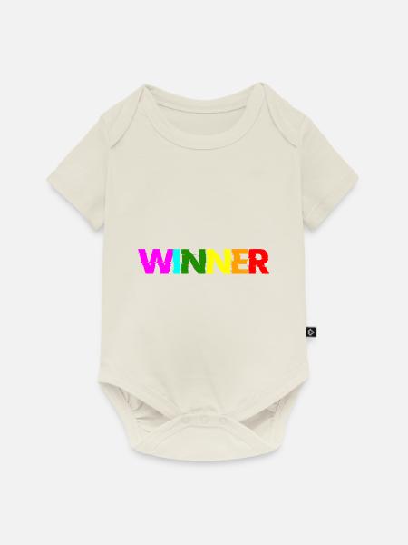 Winner - Baby Premium Kurzarmbody - Naturweiß