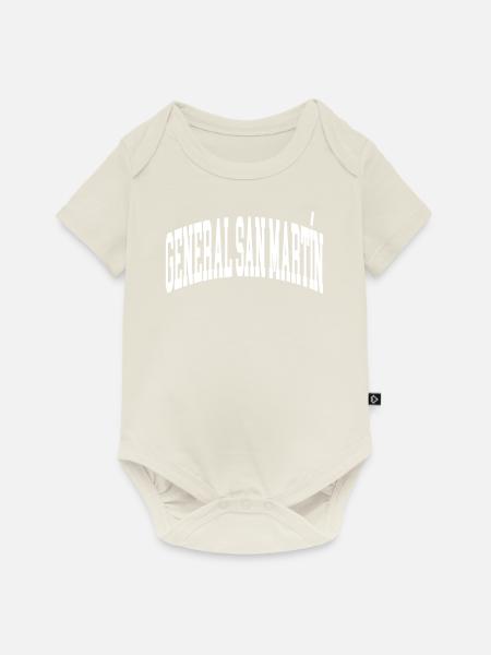 General San Martin - Baby Premium Kurzarmbody - Naturweiß