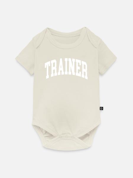 Trainer - Baby Premium Kurzarmbody - Naturweiß